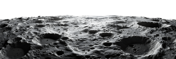 Lunar Foreground Border on Clear Background png
