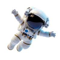3D Astronaut Isolated on Transparent png