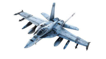 Flying Jet Fighter on Transparent Background png