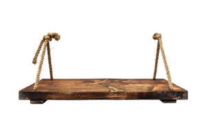 Empty Hanging Shelf on Clear Background png