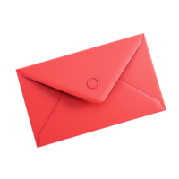 Open Red Envelope on Transparent Background png