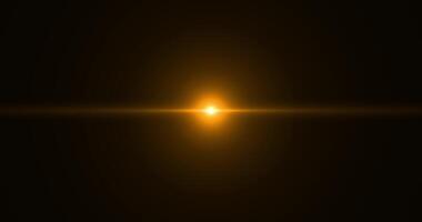 Abstract explosion in space. Optical effect of lens flare. Flickering light. video
