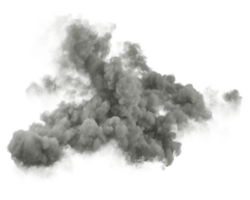 Overcast rain darkness cloud on transparent backgrounds 3d render file png