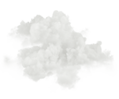 Smooth realistic specials render soft clouds on transparent backgrounds 3d illustrations png