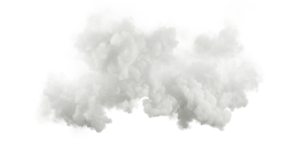 Isolate realistic clouds flowing soft shapes 3d render png