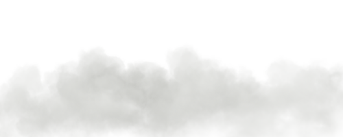 Isolate realistic white fog on transparent backgrounds specials effect 3d render png
