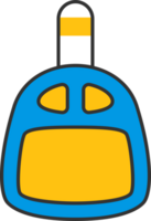 Flat Glucometer Illustration png