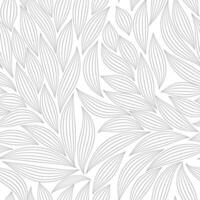 Seamless pattern with striped leaves. Luxury nature leaves pattern design. Great for textile, fabric, wallpaper, wrapping, scrapbook and packaging vector