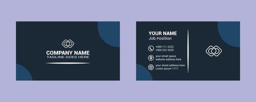 Business card design template, Professional and Minimalist Business Card Design, visiting card, business card template. vector