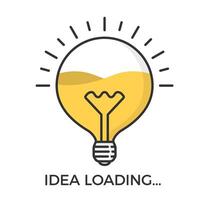 Idea Loading Concept vector