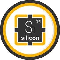 SilGlyph Two Color Circle Icon Glyph Two Color Circle Icon vector