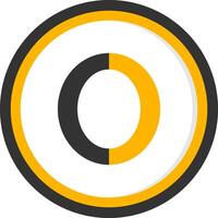 Small o Icon vector
