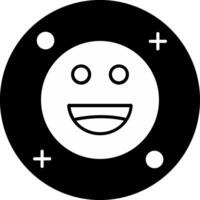 Smile Circle Inverted Icon vector