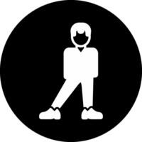 Balanced Circle Inverted Icon vector