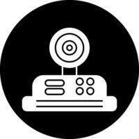 Camera Circle Inverted Icon vector