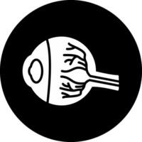 Eye Ball Circle Inverted Icon vector