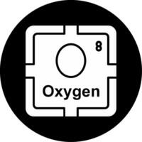 Oxygen Circle Inverted Icon vector