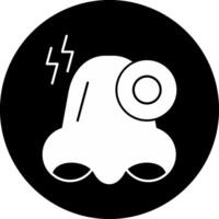 Congestion Circle Inverted Icon vector