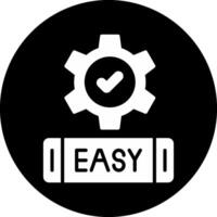 Easy Circle Inverted Icon vector