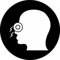 Congestion Circle Inverted Icon vector