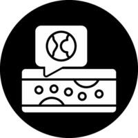 Atherosclerosis Circle Inverted Icon vector