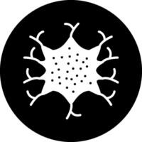 Microglia Circle Inverted Icon vector