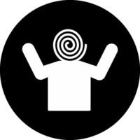 Hallucination Circle Inverted Icon vector