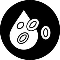 Platelet Circle Inverted Icon vector
