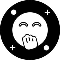 Blush Circle Inverted Icon vector