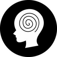 Hallucination Circle Inverted Icon vector