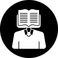 Learning Circle Inverted Icon vector