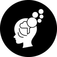 Amnesia Circle Inverted Icon vector