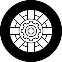 Support Circle Inverted Icon vector