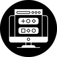 Web Design Circle Inverted Icon vector