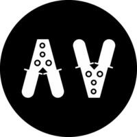 Jumper Circle Inverted Icon vector