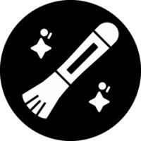 Brush Circle Inverted Icon vector