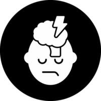 Stroke Circle Inverted Icon vector
