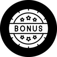 Bonus Circle Inverted Icon vector