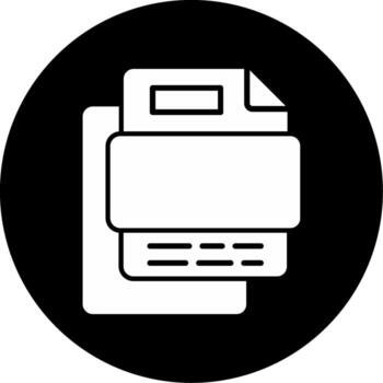 EPS File Circle Inverted Icon vector