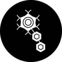 Neuron Circle Inverted Icon vector