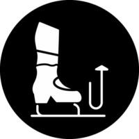 Stomp Circle Inverted Icon vector