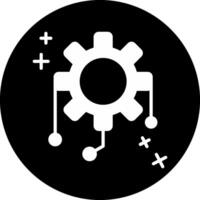 Integration Circle Inverted Icon vector