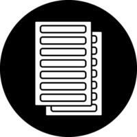 Daily Ledger Circle Inverted Icon vector