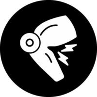 Knee Pain Circle Inverted Icon vector