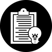 Summary Circle Inverted Icon vector