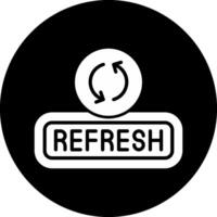 Refresh Circle Inverted Icon vector