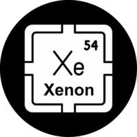 Xenon Circle Inverted Icon vector