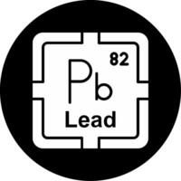 Lead Circle Inverted Icon vector