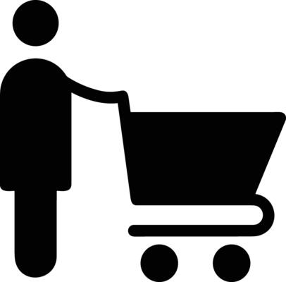 Shopping icon symbol image
