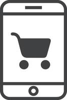 Shopping icon symbol image vector
